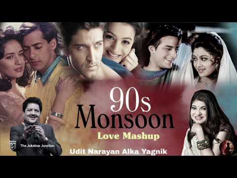 90s Monsoon Love Mashup | 90s Hits Hindi Mashup Songs | Bollywood Old Romantic Songs