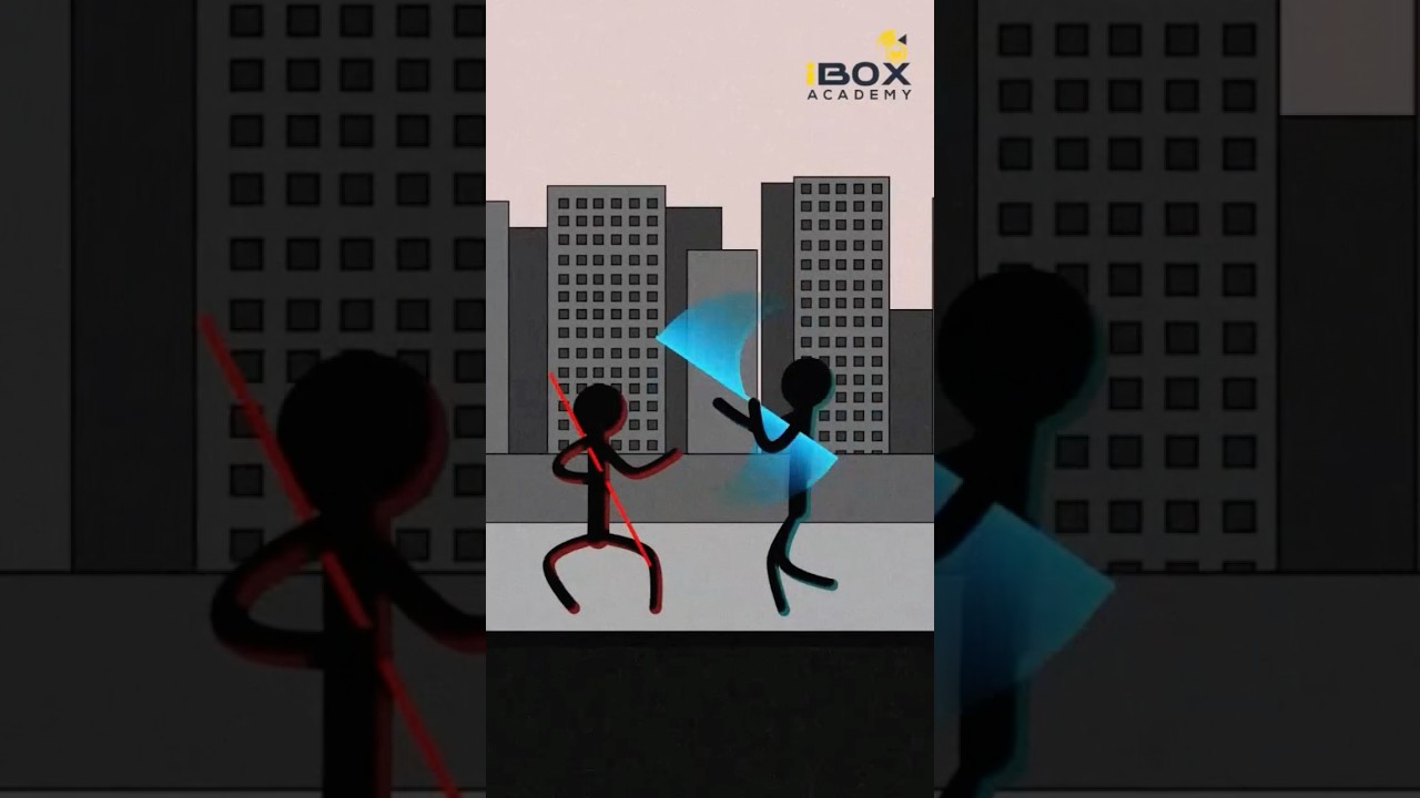 Epic Stick Man Fight Animation with Moho Pro 14.3 | iBox Academy 🎬