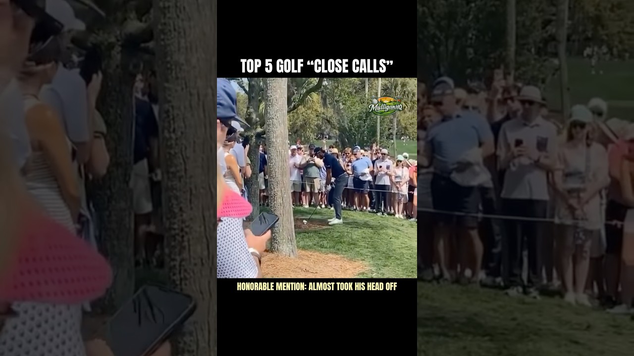 Golf CLOSE CALLS ๐ฎโ๐จโณ๏ธ #golf #golfmeme #golfhumor #golfer