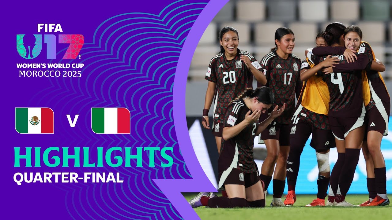 Mexico vs Italy | Exciting Highlights from FIFA U-17 Women's World Cup Morocco 2025 ⚽