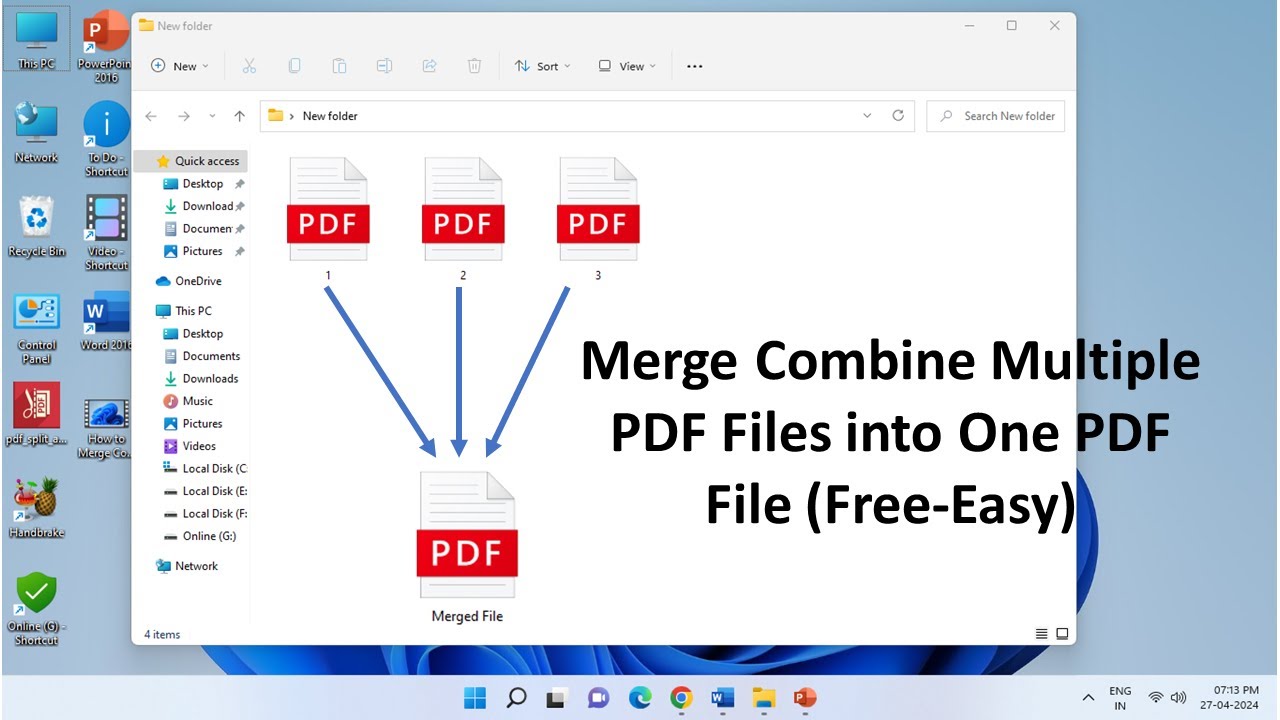 Simple Guide to Merging Multiple PDF Files into a Single PDF (Free and Easy)