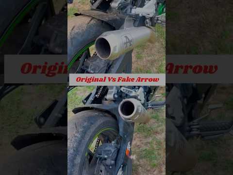 Z900 - Arrow Fake Vs Original- The Build Quality #z900 #exhaustsystem