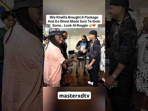 Wiz Khalifa Brought A Special Package Look At DJ Ghost & Reggie #wizkhalifa #kaicenat #mafiathon3
