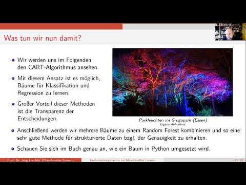 Maschinelles Lernen -- Bäume als Datenstrukturen im maschinellen Lernen