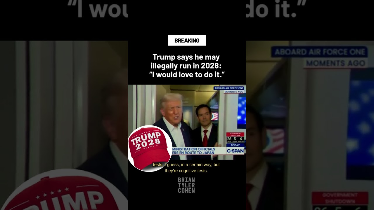 Trump Opens Door to 2028 Run: 'I Would Love to Do It' 🇺🇸