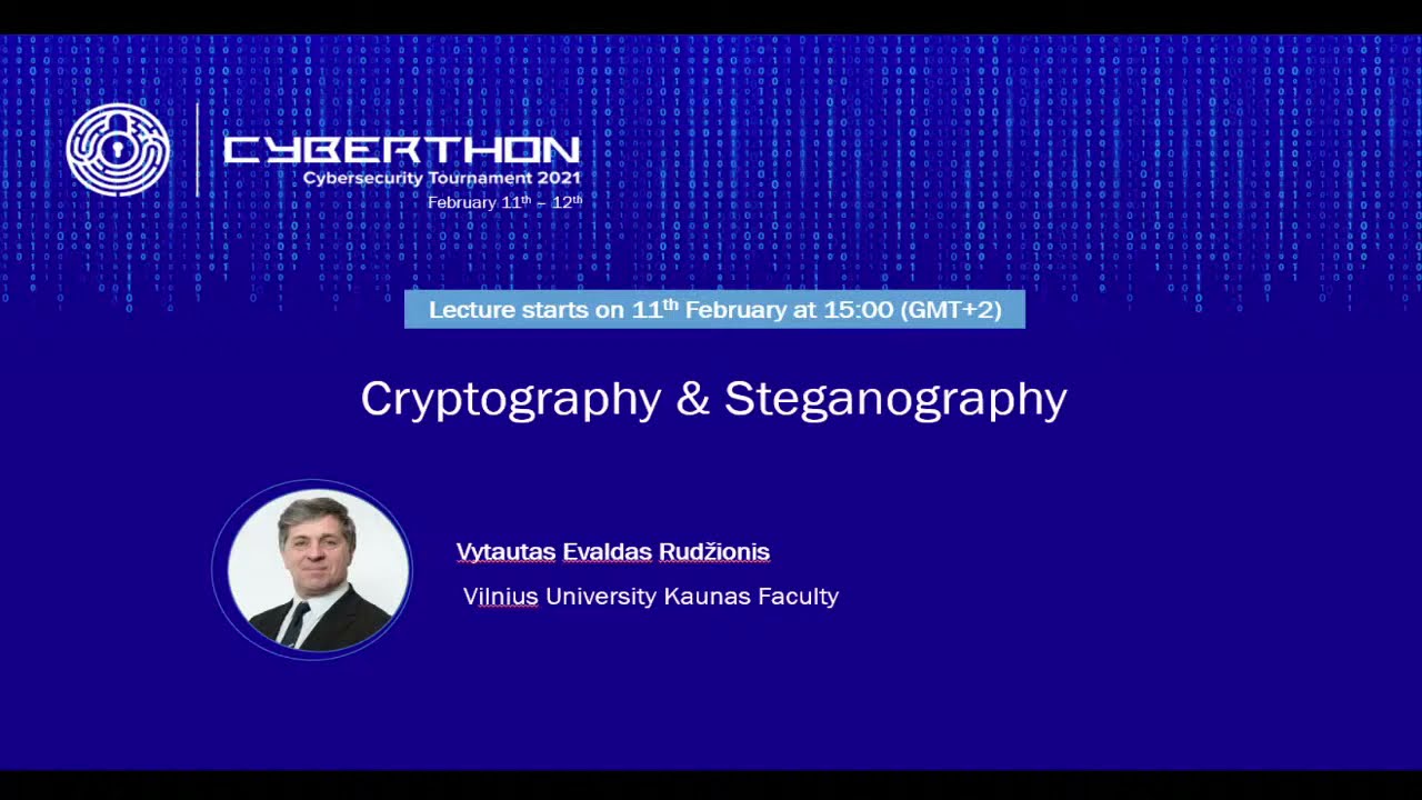Vytautas Rudžionis | Cyberthon 2021: Unlocking Secrets with Cryptography & Steganography 🔐