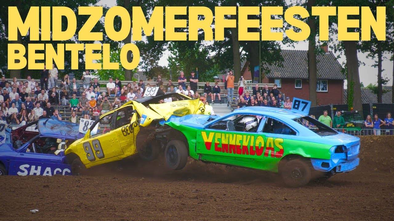 Epic Car Crash Highlights from Banger Racing at Midzomerfeesten Bentelo ππ₯
