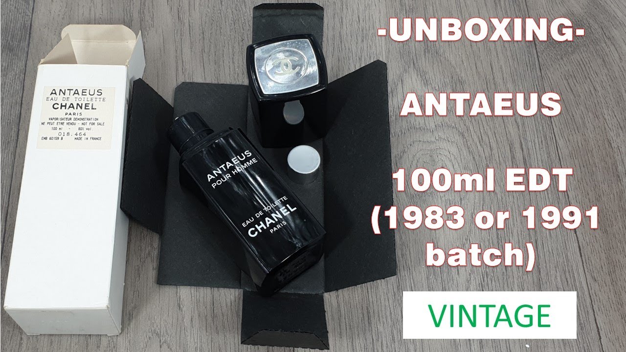 Vintage Chanel Antaeus Pour Homme Unboxing 🧴