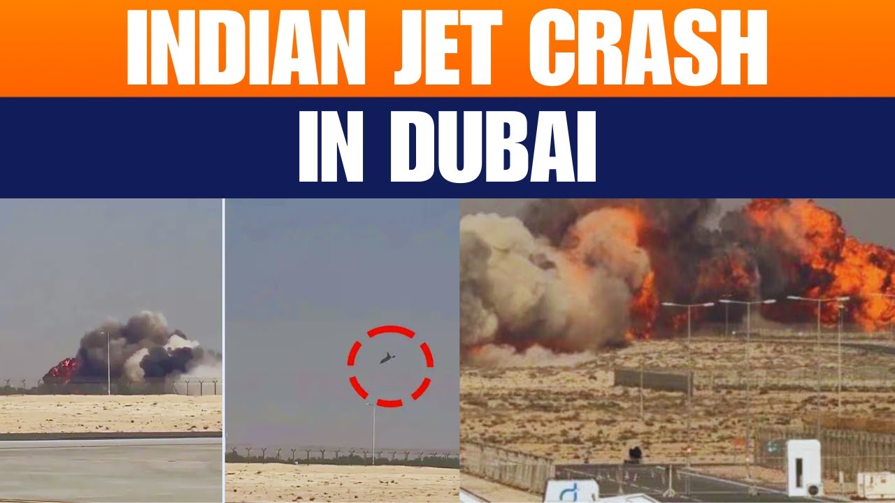 Indian Tejas Fighter Crashes at Dubai Airshow ✈️