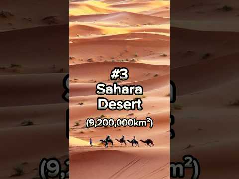 TOP 10 LARGEST DESERTS IN THE WORLD #globoxgist #top10 #world #desert #sahara #antarctica #australia