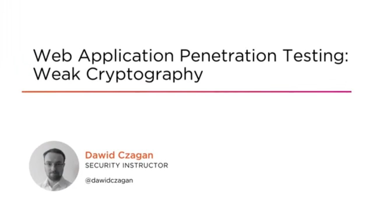 Master Web App Security: Cryptography Penetration Testing Course 🔐