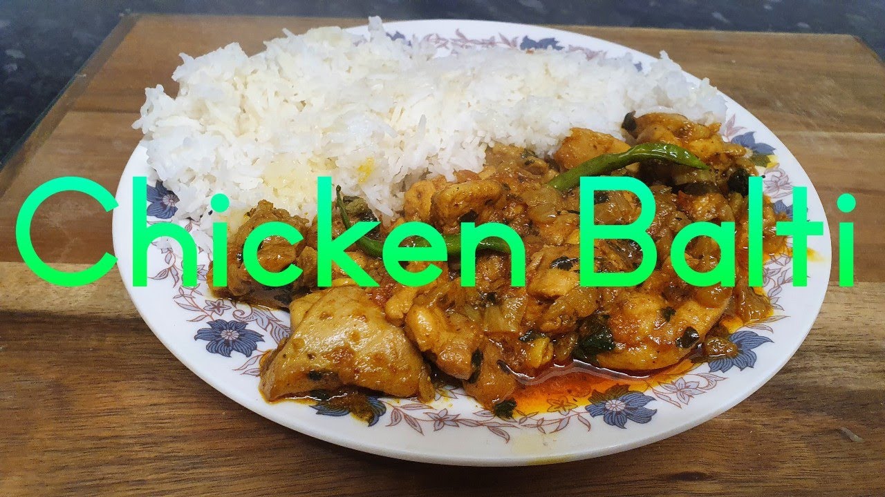 UK-Style Chicken Balti Recipe π