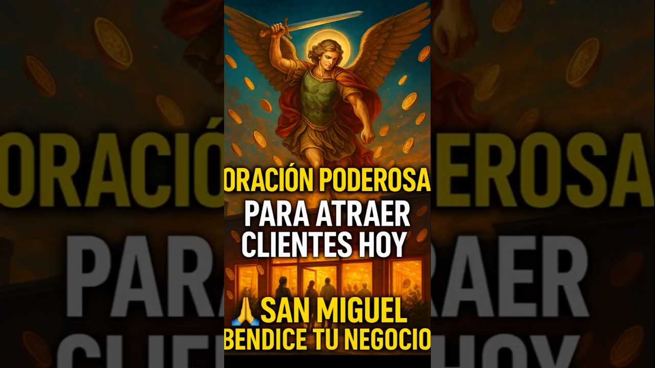 Oración a San Miguel para atraer clientes y prosperidad