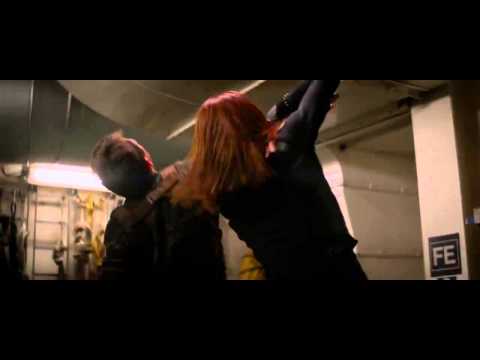 Captain America: The Winter Soldier CLIP - Boiler Room Fight (2014) - Scarlett Johansson Movie HD