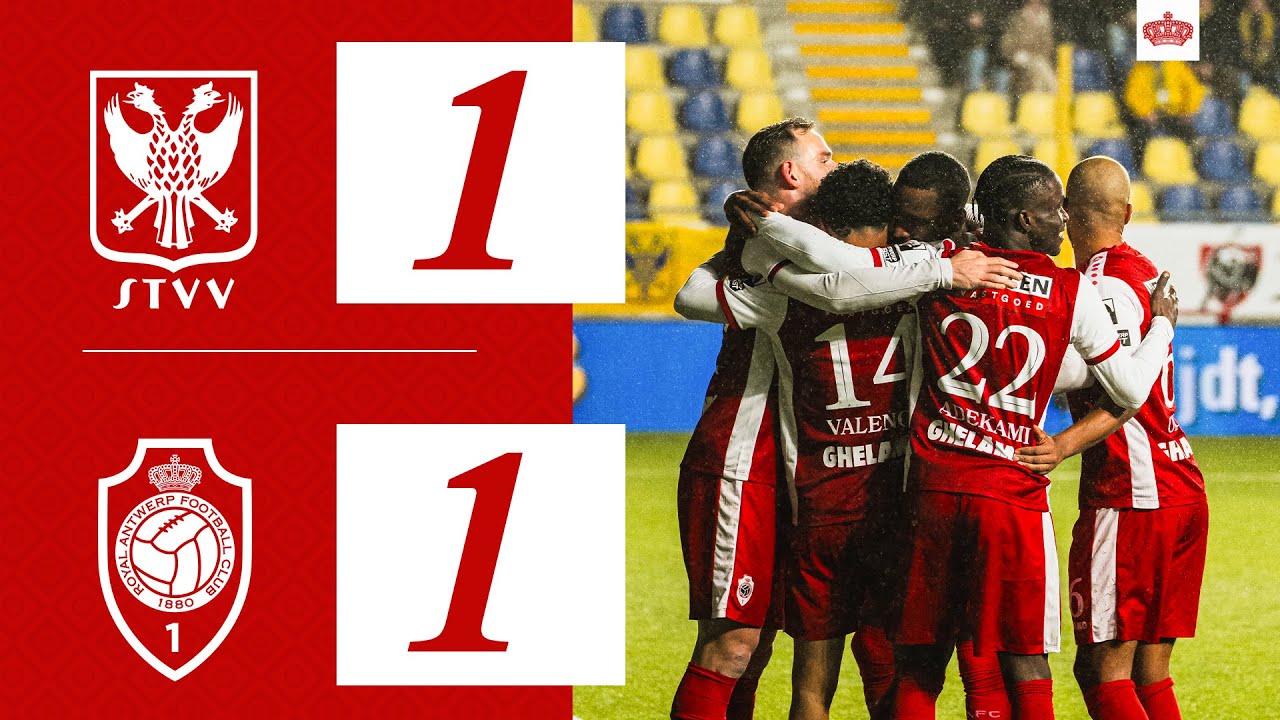 Stvv 1-1 Royal Antwerp FC | Exciting JPL Match Highlights 2024-2025 ⚽