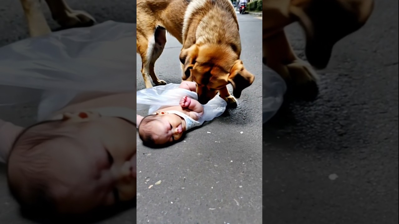 Dog Helps Abandoned Children ❤️