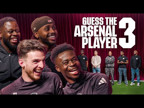 DID THEY GET IT RIGHT?! ๐คฃ | GUESS THE ARSENAL PLAYER 3 | Declan Rice, Bukayo Saka, Sharky & Frimmy