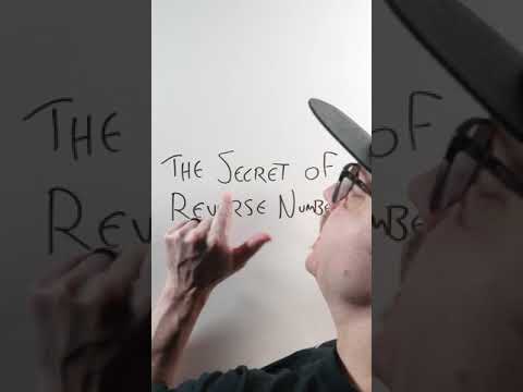 The Reverse Numbers Trick #shorts