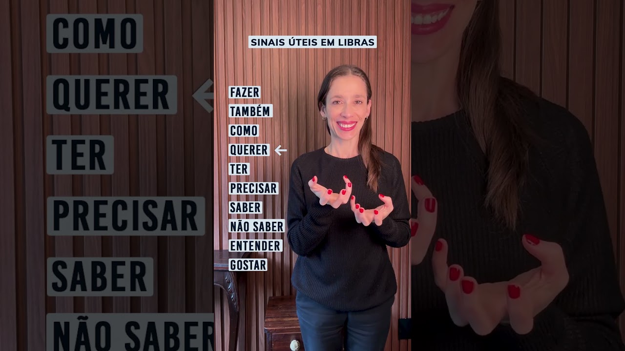 10 Sinais ESSENCIAIS em Libras (Verbos Mais Usados para Começar!)
