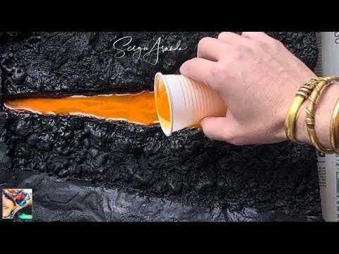 Unique Foam Resin Painting Techniques 🎨