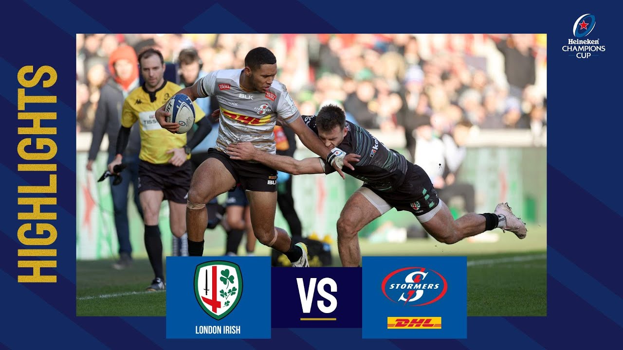 London Irish vs DHL Stormers Highlights | Heineken Cup