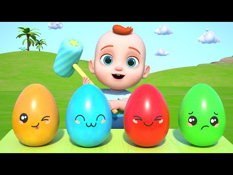 Si Eres Feliz! Jugando con Huevos Sorpresa! | Canciones Infantiles | LoLo & Leo en Español