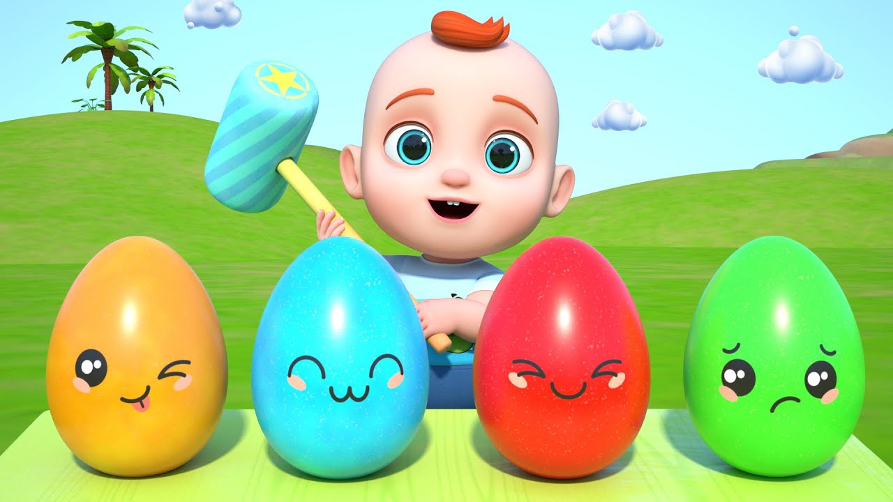 Si Eres Feliz! Jugando con Huevos Sorpresa! | Canciones Infantiles | LoLo & Leo en Español