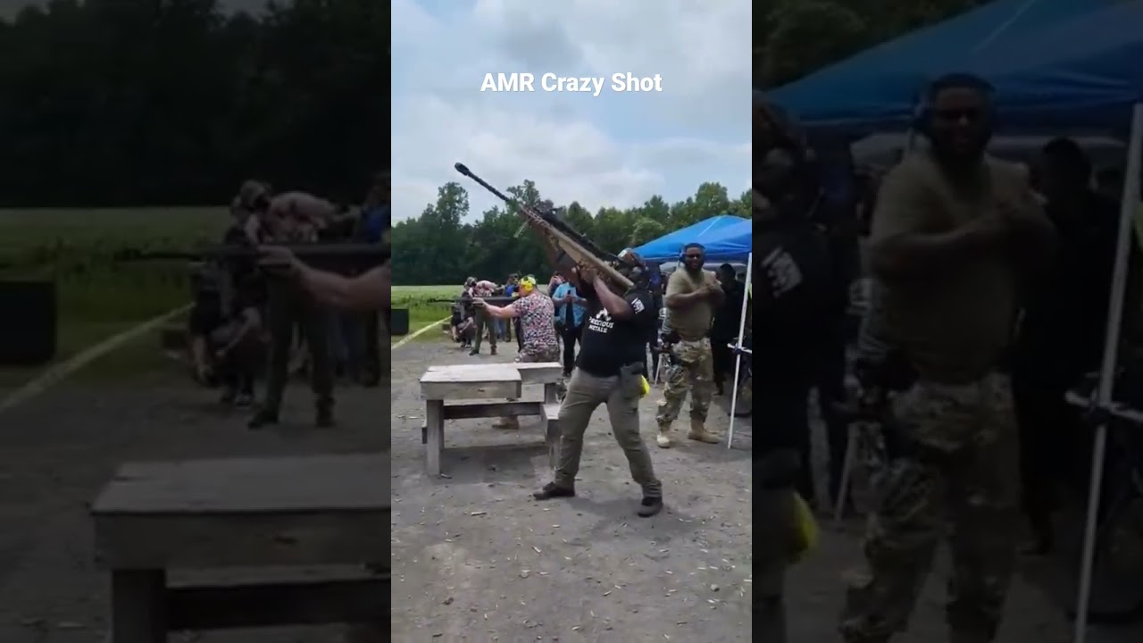AMR Crazy Shot: Power of a 50 Caliber ๐ซ