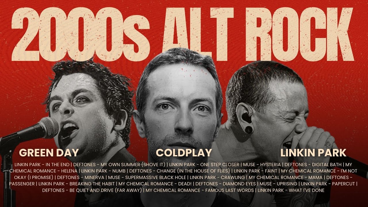 2000s Rock Anthems ๐ธ | Linkin Park, Green Day, Coldplay & More