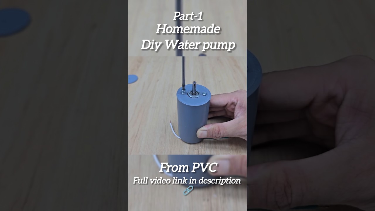 DIY PVC Water Pump | Easy Homemade Invention π§