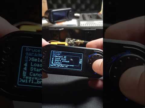 using WiFi pwd brute force javascript to get passwords #brucefirmware #lilygo T-embed #cc1101