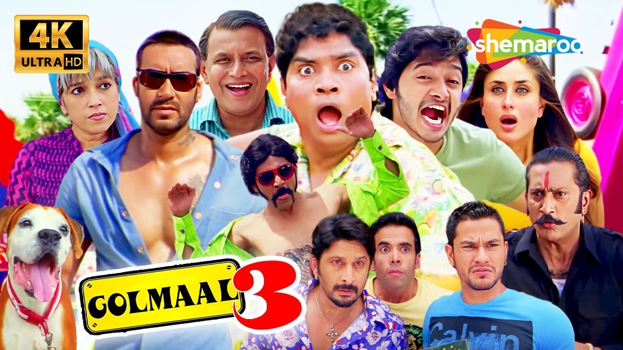 Golmaal 3: Non-Stop Comedy Storm 😂