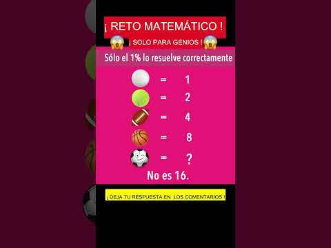 ¡Reto Matemático! ¡Solo para Genios! ¿Cuál es la respuesta correcta? No.23 #shorts