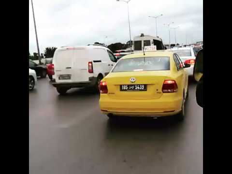 Timelapse Tunis sur la route de la marsa