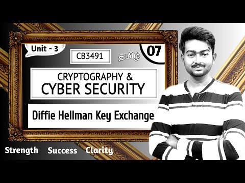Diffie Hellman key exchange Algorithm in Tamil | Cryptography and Cyber Security in Tamil | CB3491