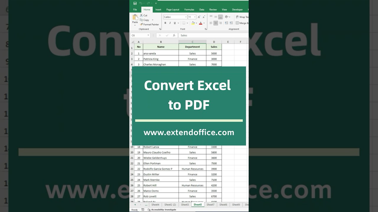 Quick & Easy Ways to Convert Excel to PDF π