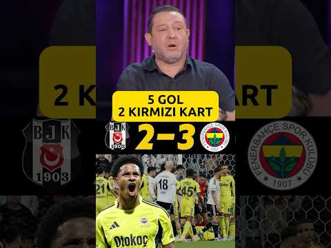 Beşiktaş 2-3 Fenerbahçe Maç Sonu🔥Nihat Kahveci #fenerbahçe #beşiktaş
