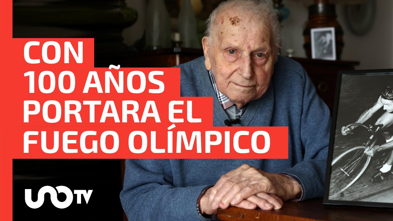 ¡Conoce a Charles Coste, el medallista de 100 años que llevará la antorcha en París 2024 🥇