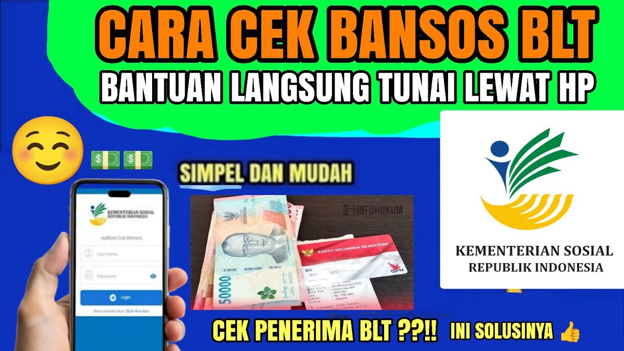 Cara cek Bansos BLT 2026 hari ini  | Cek Bansos dari Hp
