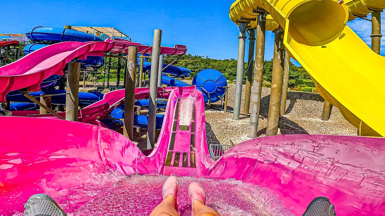 Experience Croatia’s Biggest Water Park – Thrilling Waterslides at Aquacolors Poreč 🌊
