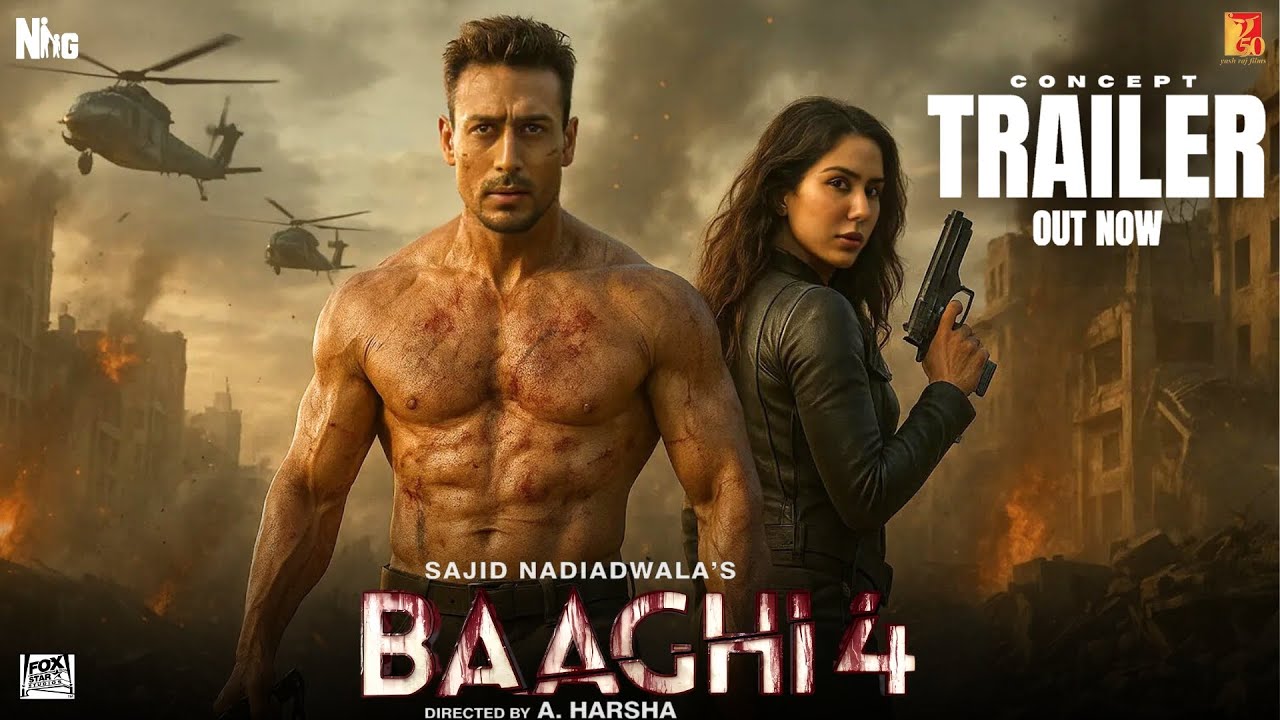 Baaghi 4 Concept Trailer: Tiger Shroff & Sanjay Dutt 💥