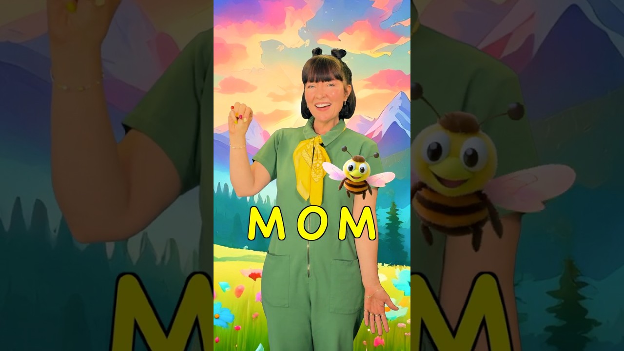 Learn to Spell MOM! | Toddler First Words 🧩