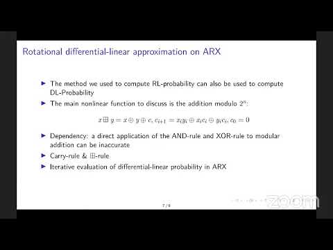 session-6: Symmetric Cryptanalysis