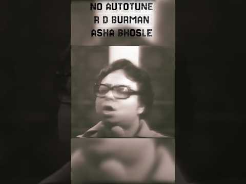 Real Singer vs Auto Tune | R D Burman and Asha Bhosle Performance | #rdburman #ashabhosle #shorts