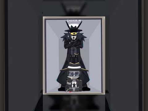 //Gangnam style but doublefedora // COLLAB WITH @d4rkv1bez my wife// #forsaken #animation #collab