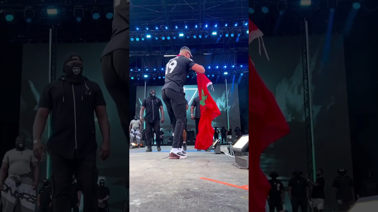 Maes avec le drapeau du Maroc #rapfr #rap #maes