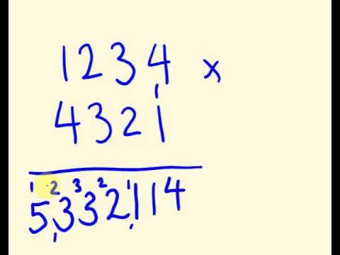 Fast Maths Calculation - Multiply four digit numbers FAST!