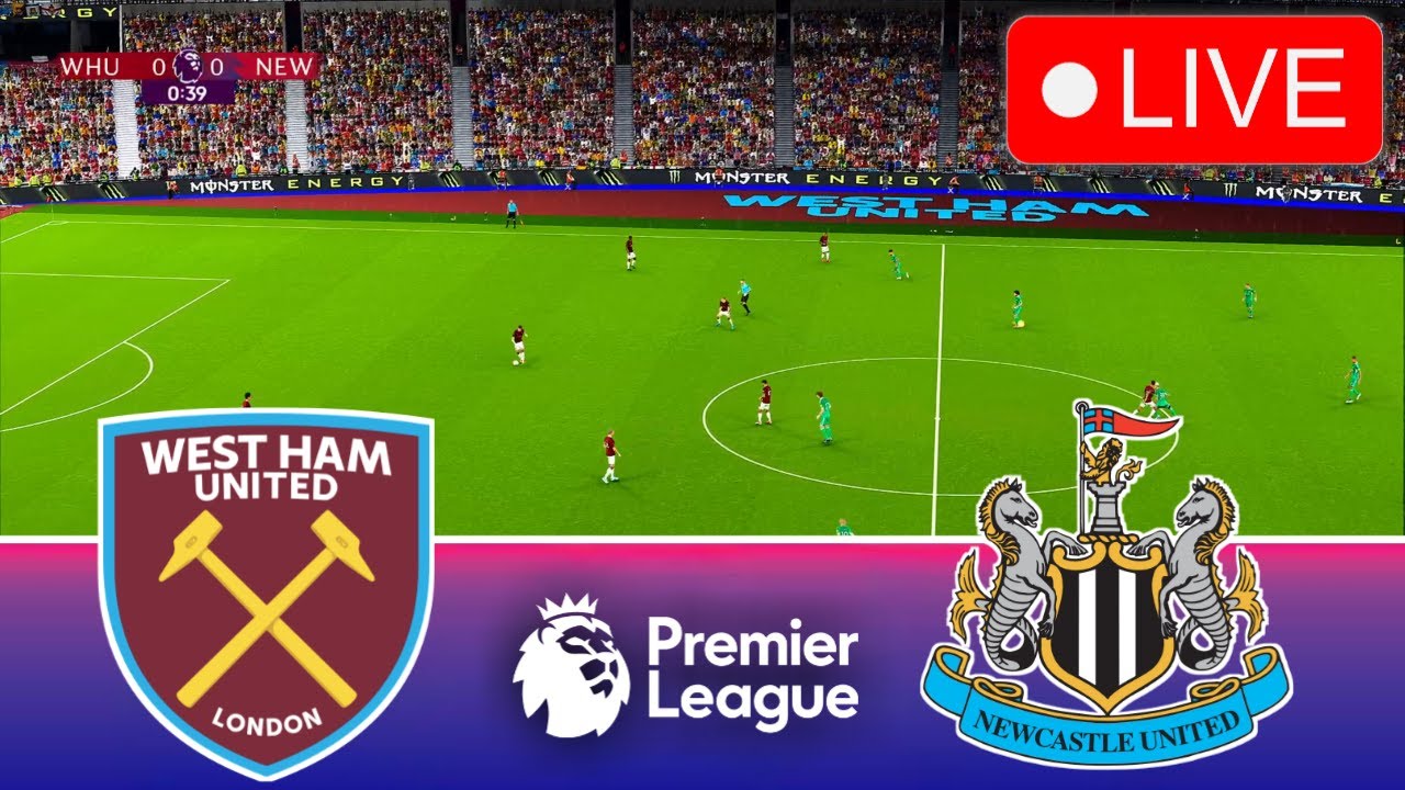 West Ham vs Newcastle Live | Premier League 2025/26 ⚽