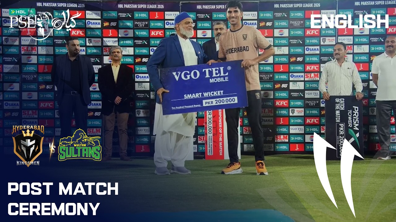 HBL PSL 11: Kingsmen vs Sultans Post Match Ceremony