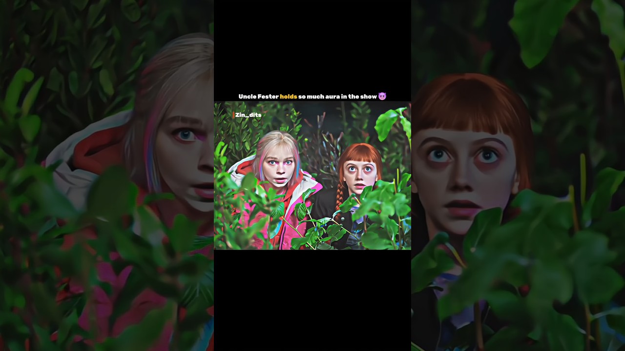 Uncle Fester's Unique Aura in Wednesday Season 2 😈 | Netflix's Darkly Charming Series